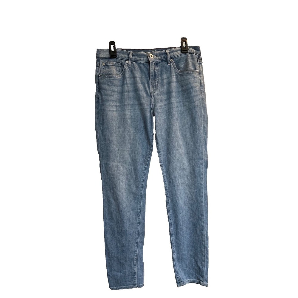 Eddie Bauer women jeans light Washed Specially Dyed Boyfriend Slim size 6